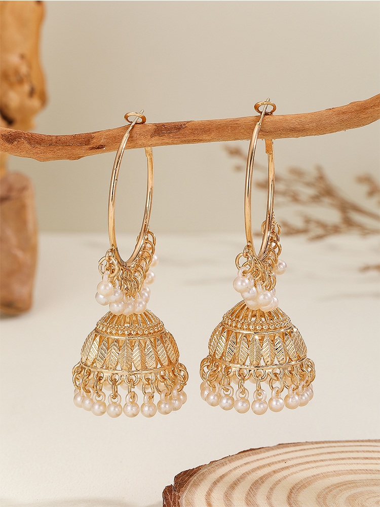 1 Pair of Fashionable Hoop Ear - Ethnic Fashion Wear For Women recensie en prijs