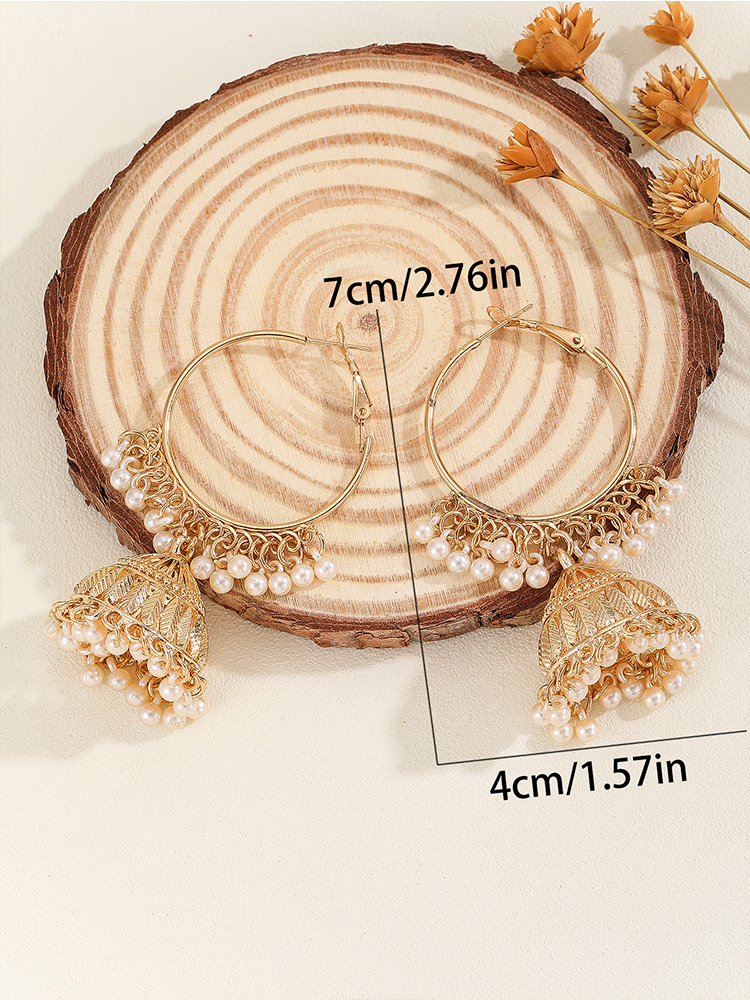 1 Pair of Fashionable Hoop Ear - Ethnic Fashion Wear For Women recensie en prijs