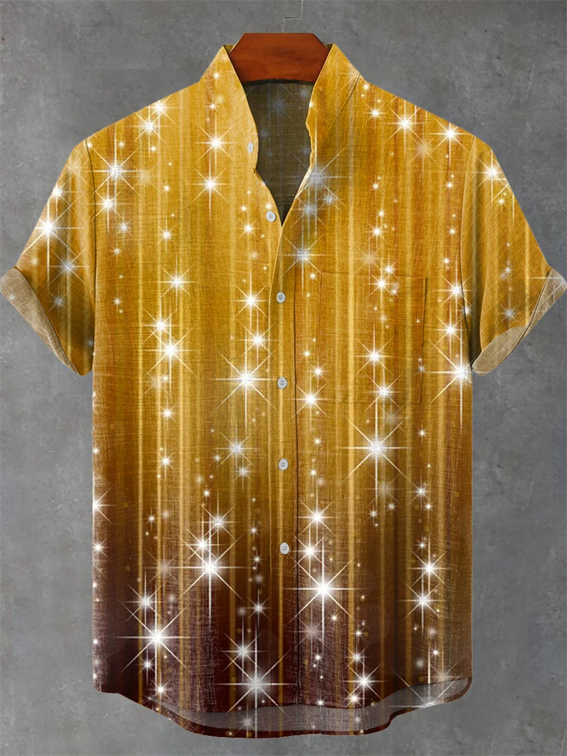 Men's Linen Shirt Vintage Shor - Ethnic Fashion World recensie en prijs
