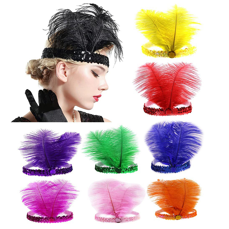 Sequins Feather Crystal Headba - Ethnic Fashion India recensie en prijs