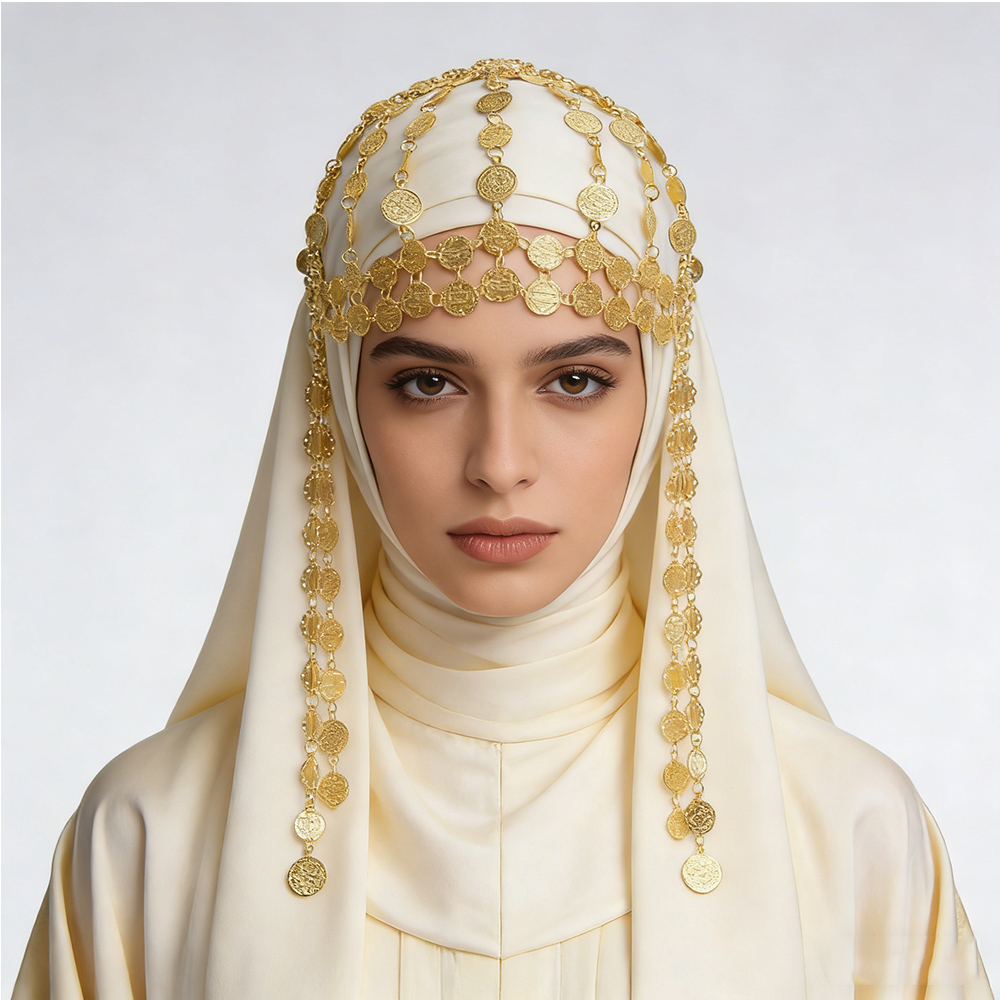 Gold Plated Alloy Coin Beauty  - Ethnic Fashion Pakistan recensie en prijs