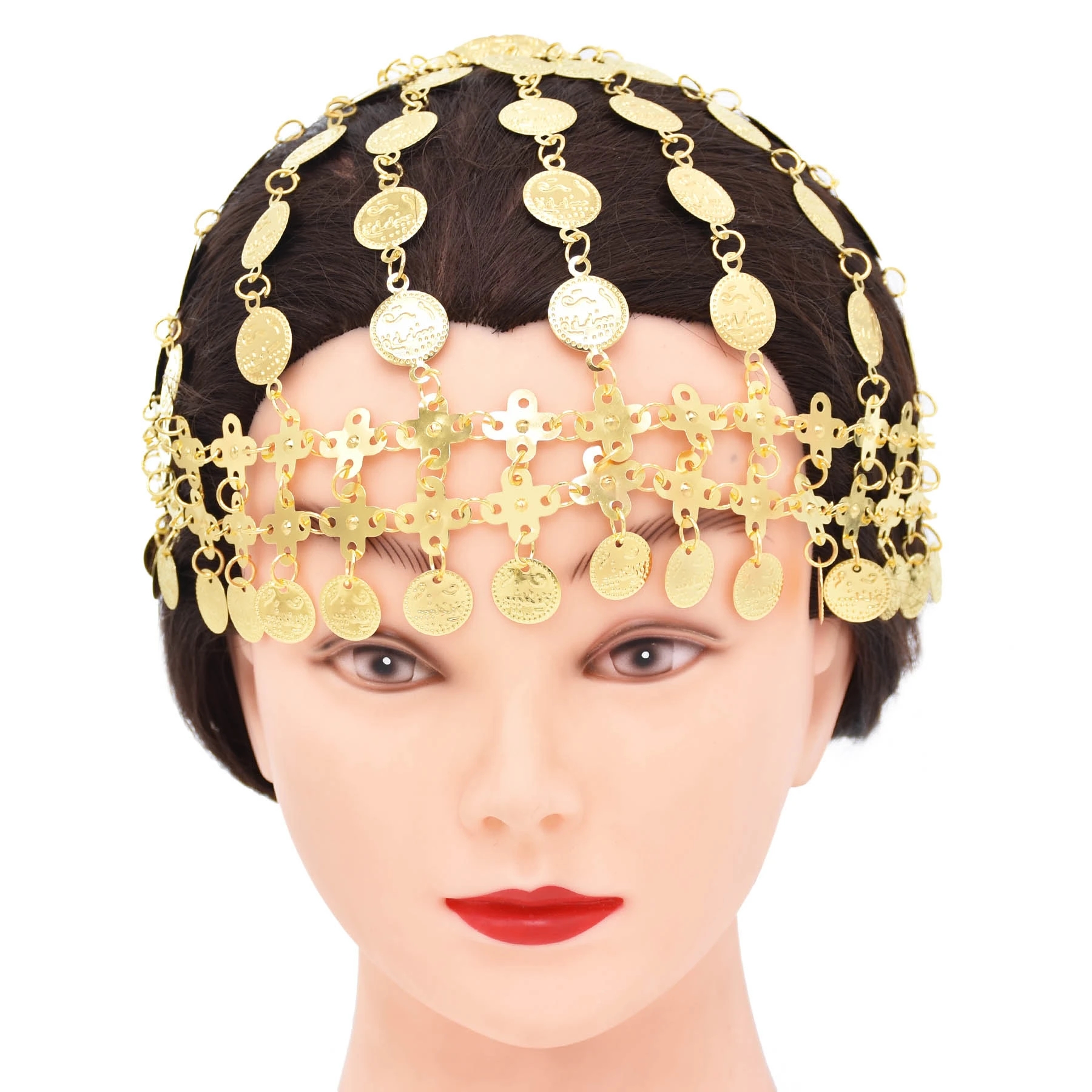 Gold Plated Alloy Coin Beauty  - Ethnic Fashion Pakistan recensie en prijs