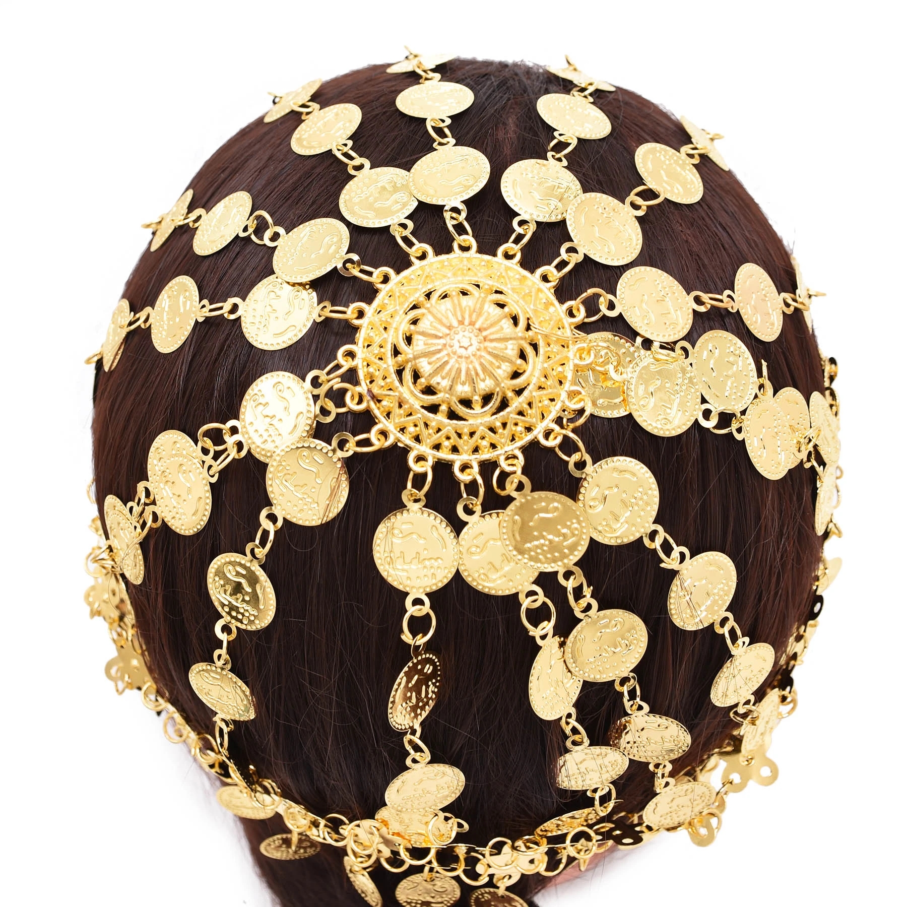Gold Plated Alloy Coin Beauty  - Ethnic Fashion Pakistan recensie en prijs