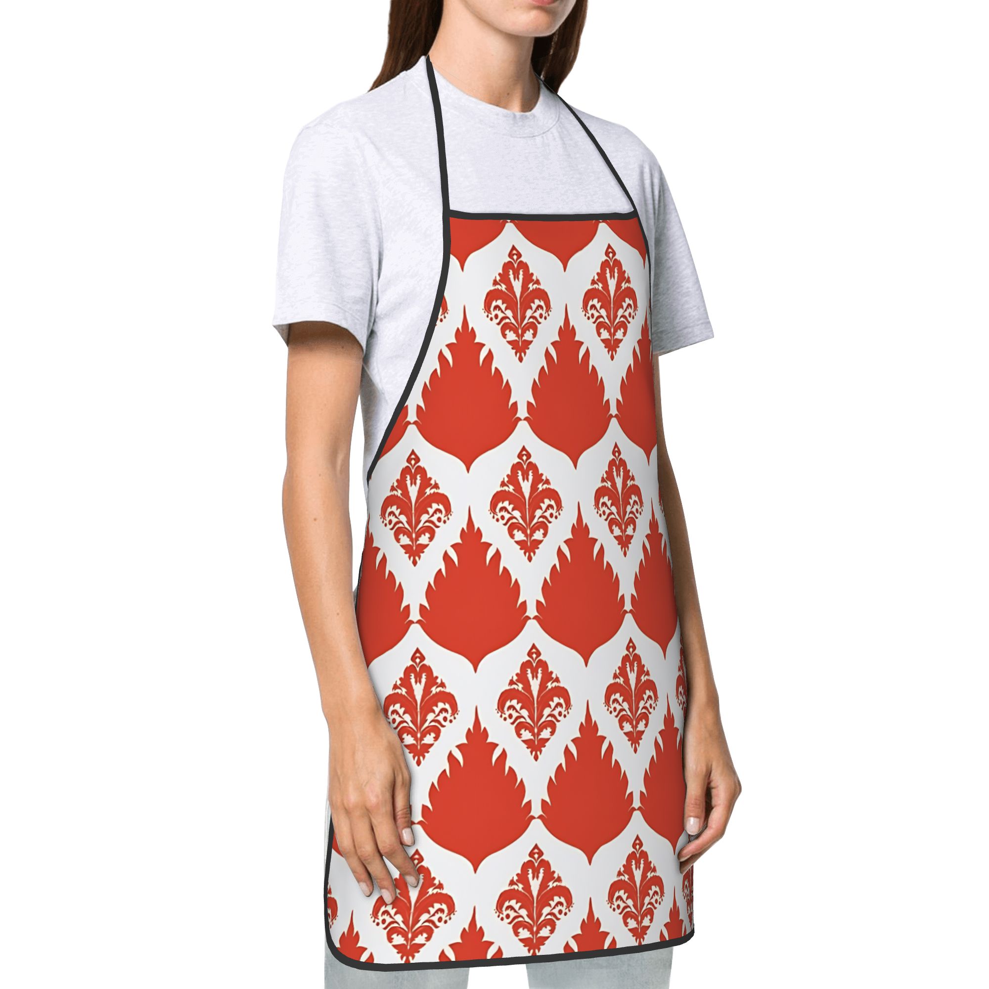 Ikat Moorish Coral Orange Apri - Ikat Woven Fabric recensie en prijs